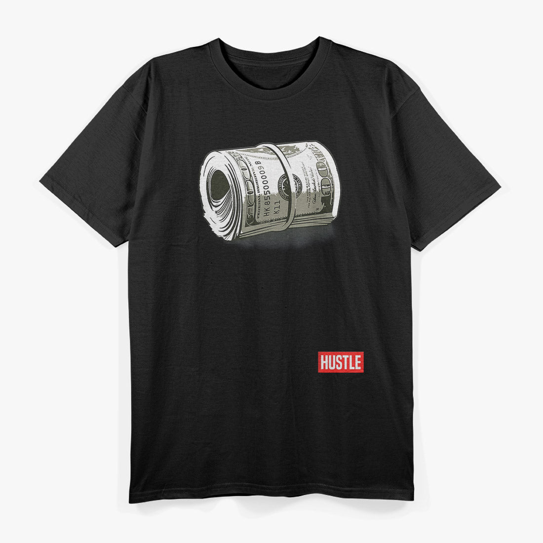 Hundred Money Roll Cash Stacks Funny Rich Lifestyle T-Shirt