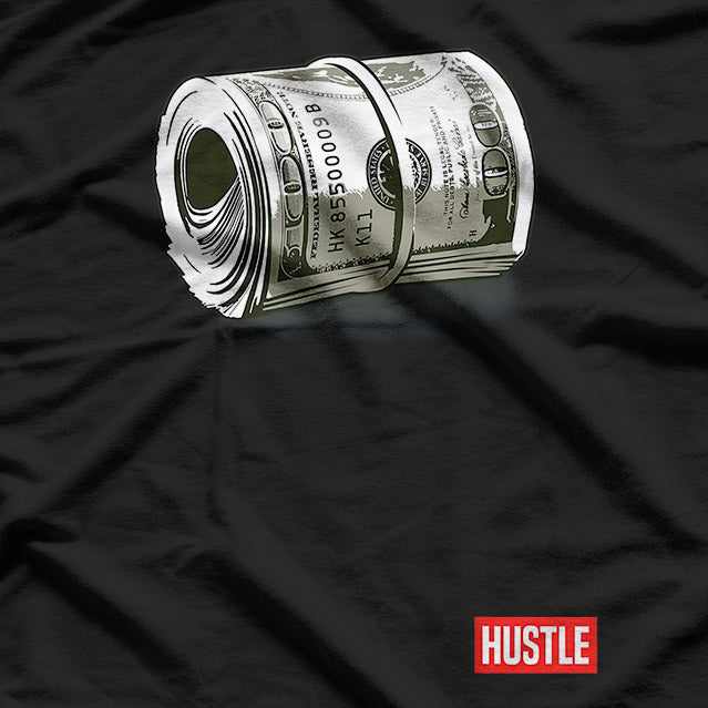 Hundred Money Roll Cash Stacks Funny Rich Lifestyle T-Shirt