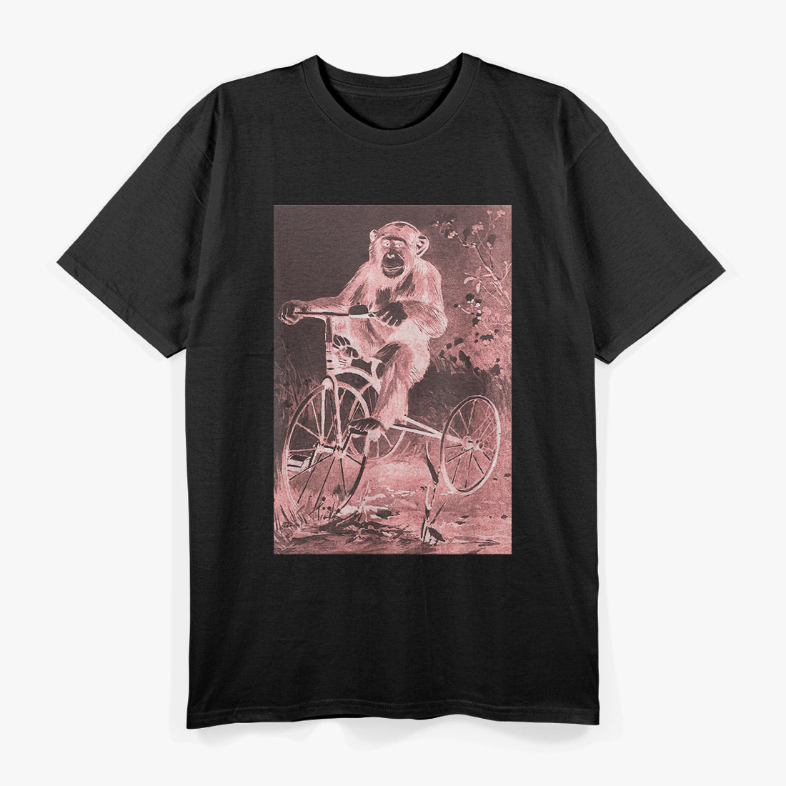Monkey Riding Tricycle: Fun and Mischief T-Shirt