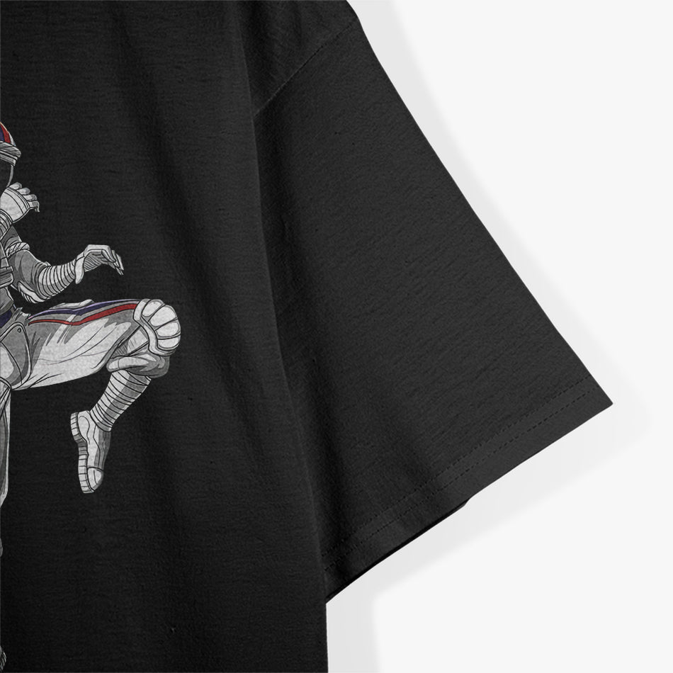Astronaut Muay Thai: Space Meets Combat T-Shirt