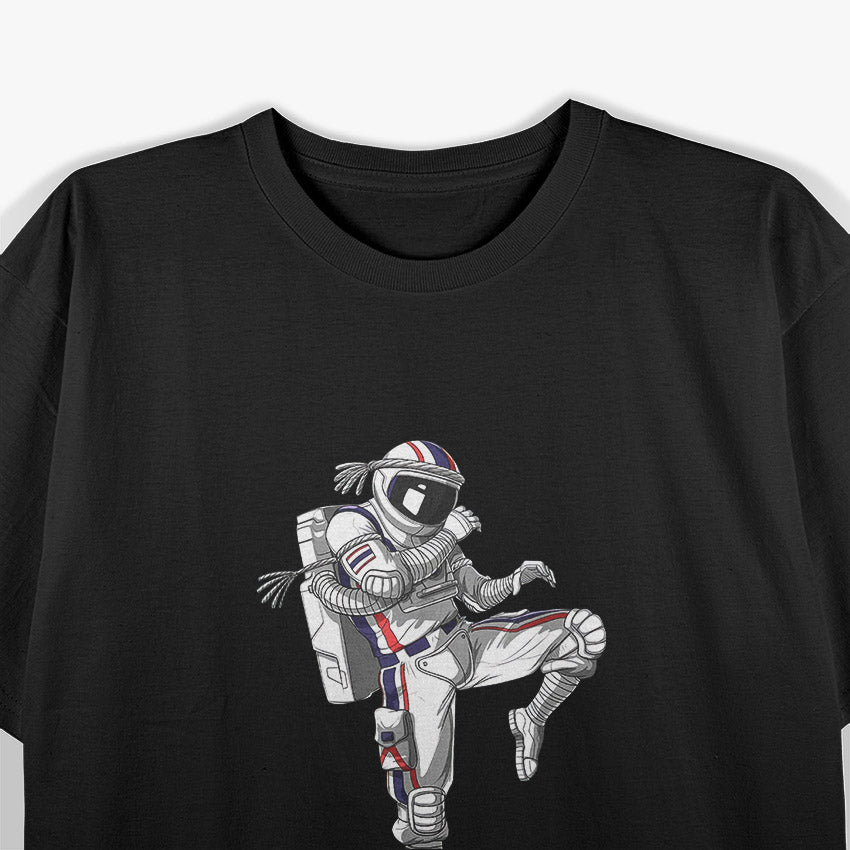 Astronaut Muay Thai: Space Meets Combat T-Shirt