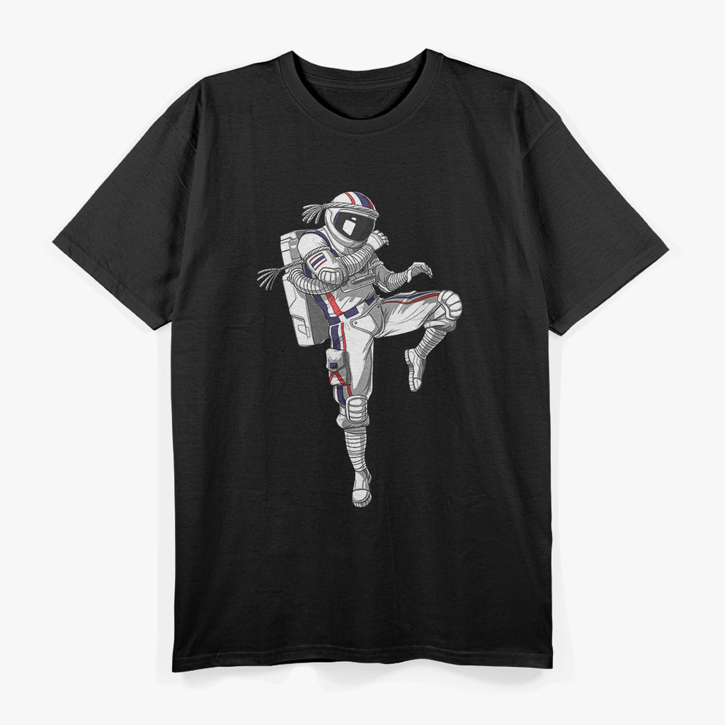 Astronaut Muay Thai: Space Meets Combat T-Shirt