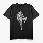 Astronaut Muay Thai: Space Meets Combat T-Shirt