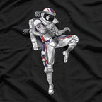 Astronaut Muay Thai: Space Meets Combat T-Shirt
