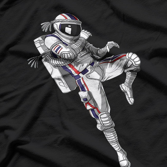 Astronaut Muay Thai: Space Meets Combat T-Shirt