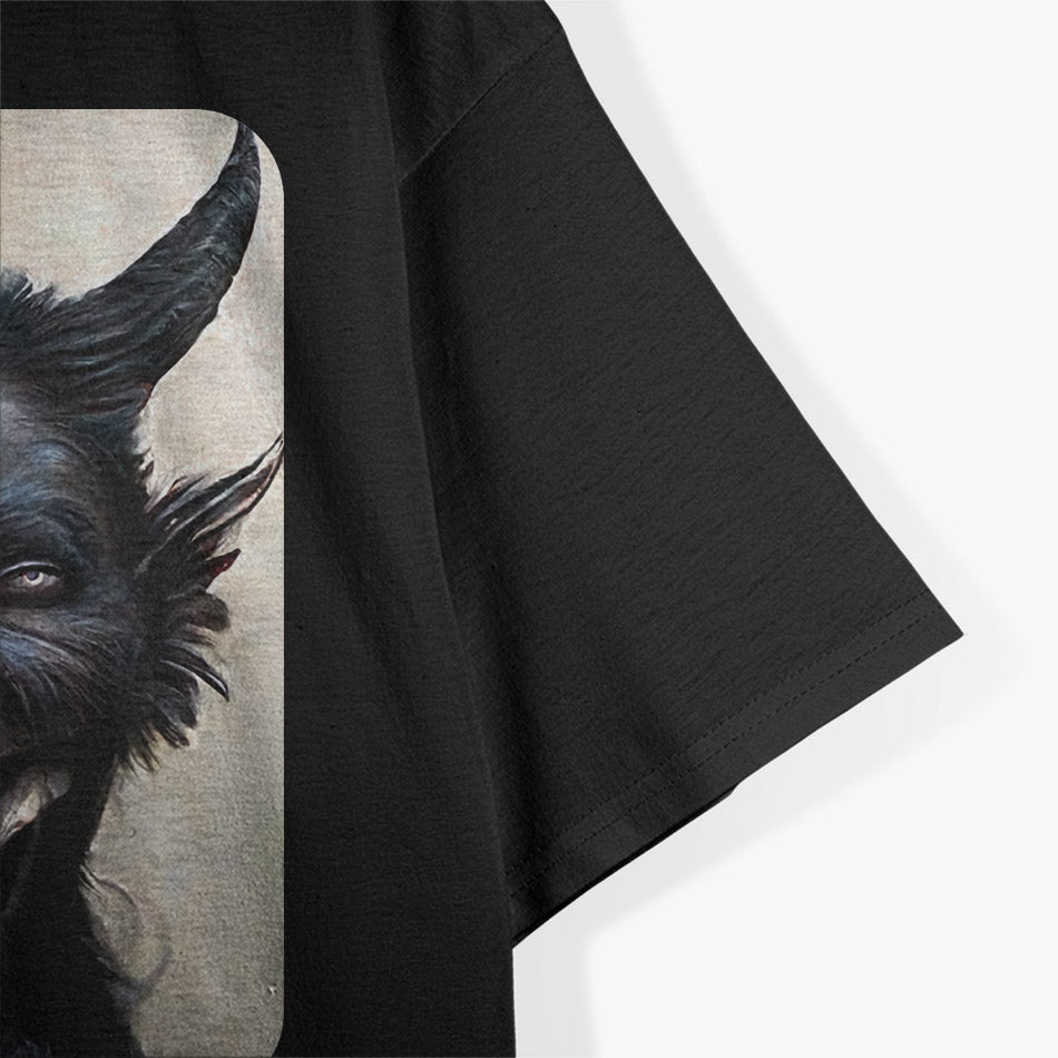 Laughing Satan Dark Art Occult Aesthetic T-Shirt
