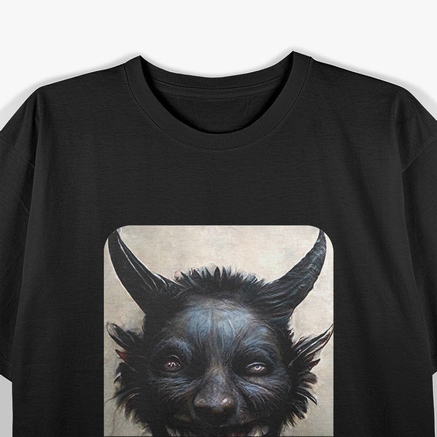 Laughing Satan Dark Art Occult Aesthetic T-Shirt