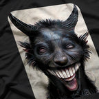 Laughing Satan Dark Art Occult Aesthetic T-Shirt