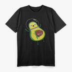 Funny Alien Avocado Food Lovers Graphic T-Shirt