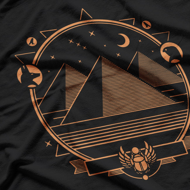 Ancient Egypt Pyramid Mystical History T-Shirt