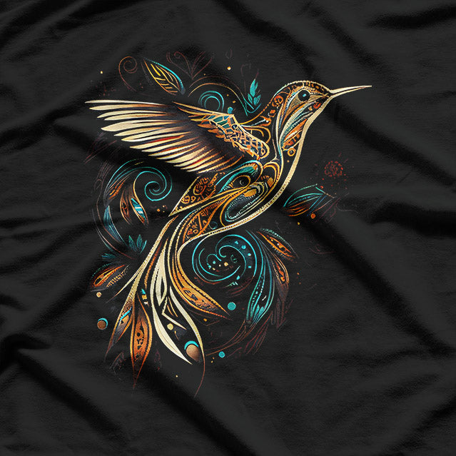 Tribal Bird Design – Native American Inspired Art Graphic T-Shirt