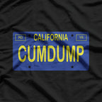 California Plate Parody Funny Humor Graphic Novelty T-Shirt