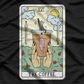 Coffee and Reading Funny Sarcastic Book Lover Graphic T-Shirt