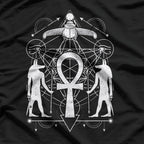 Egyptian Sacred Geometry Mystical Symbol T-Shirt