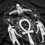Egyptian Sacred Geometry Mystical Symbol T-Shirt