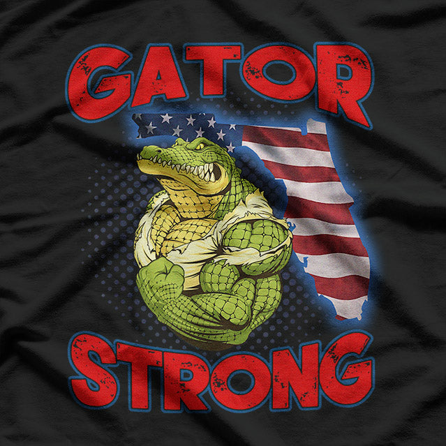 Gator Strong: Unstoppable Power T-Shirt