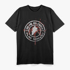 Give Blood Play Hockey Funny Ice Hockey Player Graphic T-Shirt