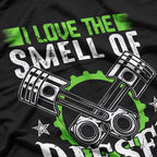 Love the Smell Muscle Car Truck Driver Mechanic Humor T-shirt