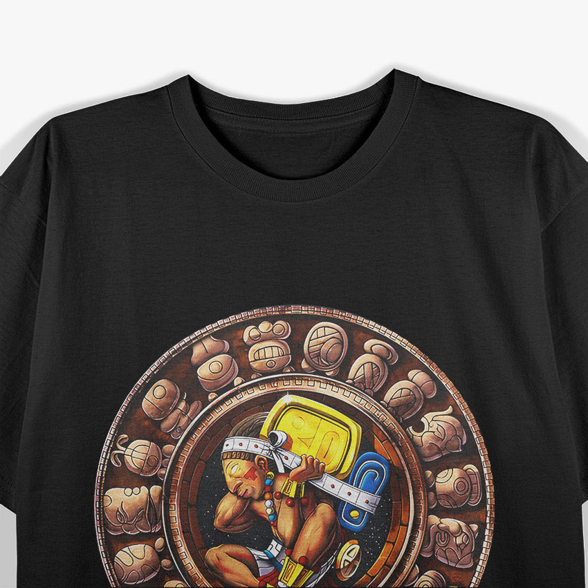 Aztec Culture Lovers – Mayan Calendar Native Mexican Artwork T-Shirt