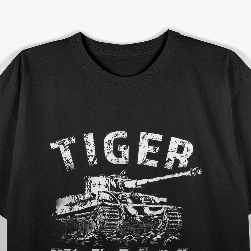 Tiger Tank Historical World War 2 WW2 German T-Shirt