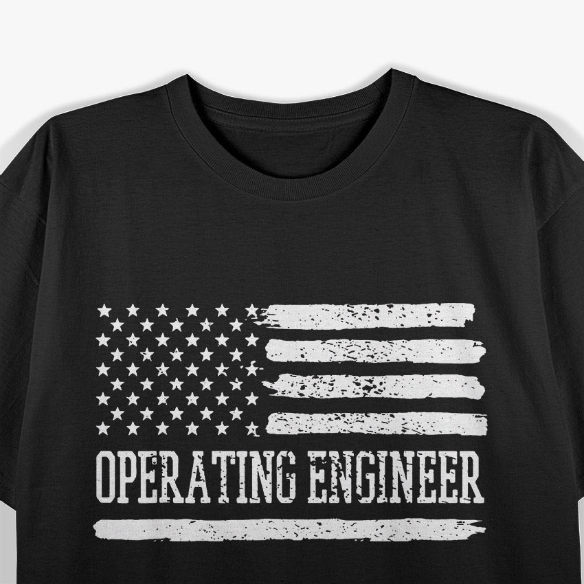 Operating Engineer: Powering Progress T-Shirt
