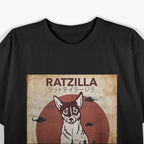 Ratzilla The Rat Terrier Monster Funny Dog T-Shirt