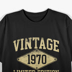 Vintage 1970 Limited Edition – Year of Birth Birthday T-Shirt