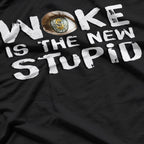 Woke Is The New Stupid – Anti-Woke Political Satire Conservative T-Shirt