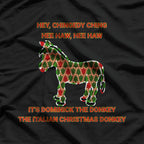 Italian Christmas: The Donkey & Holiday Cheer T-Shirt