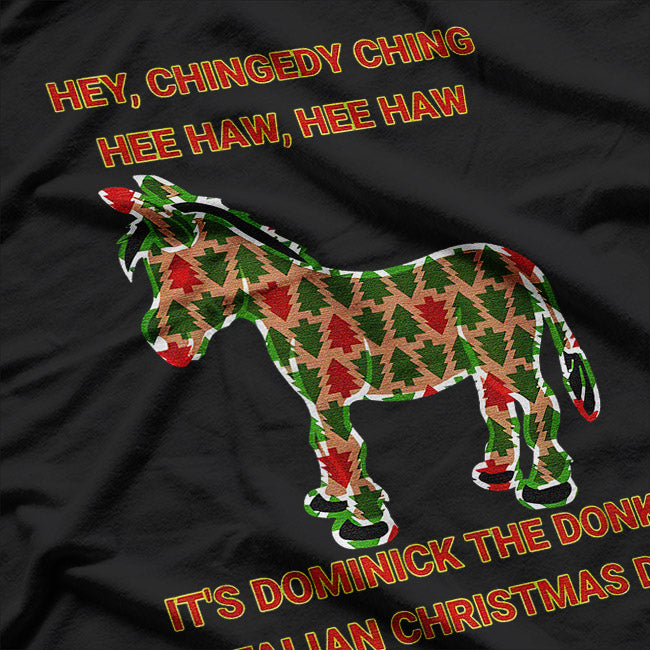 Italian Christmas: The Donkey & Holiday Cheer T-Shirt
