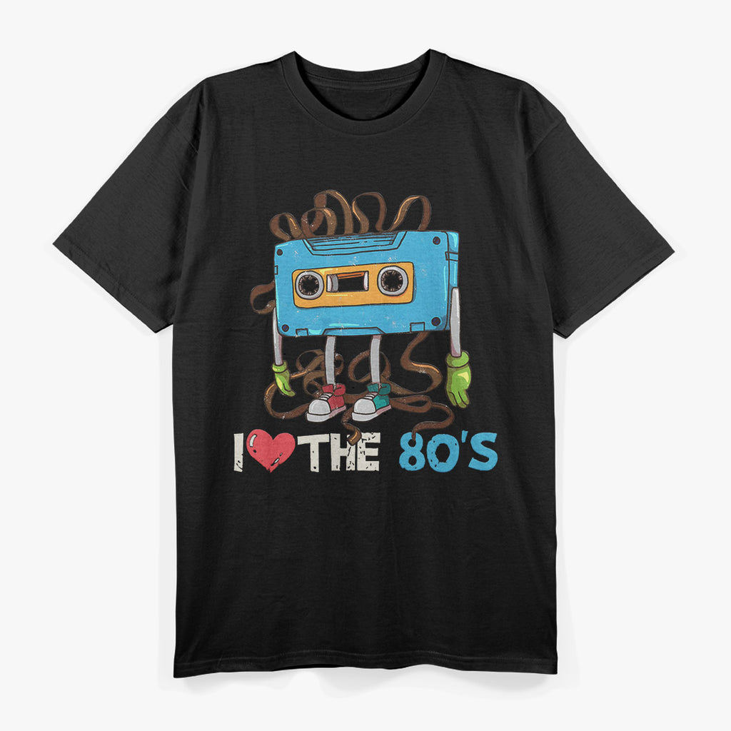 I Love the 80s: Cassette Tape Vibes T-Shirt