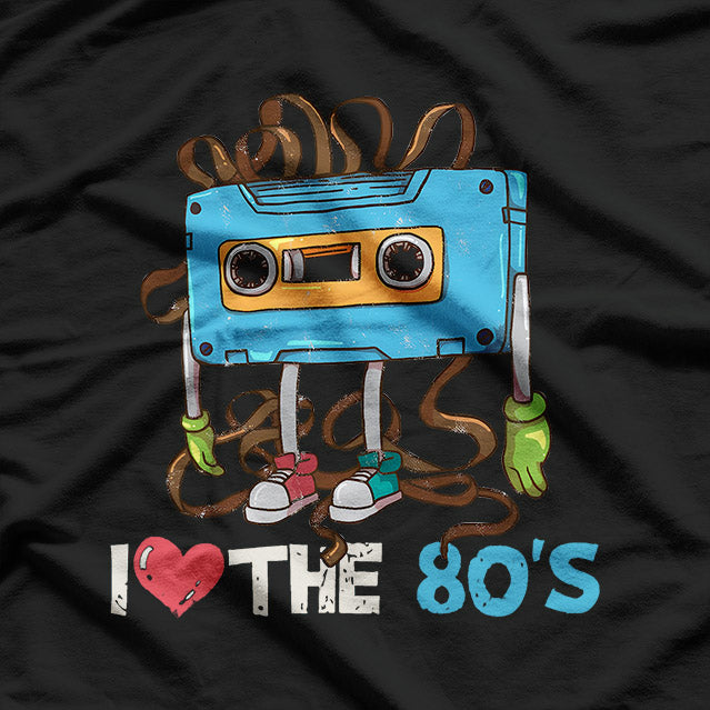 I Love the 80s: Cassette Tape Vibes T-Shirt
