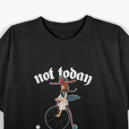 Not Today Jesus: Devil Riding T-Shirt