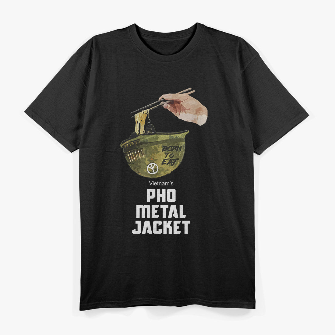 Pho Real? Pho Metal Jacket Parody Funny Foodie T-Shirt