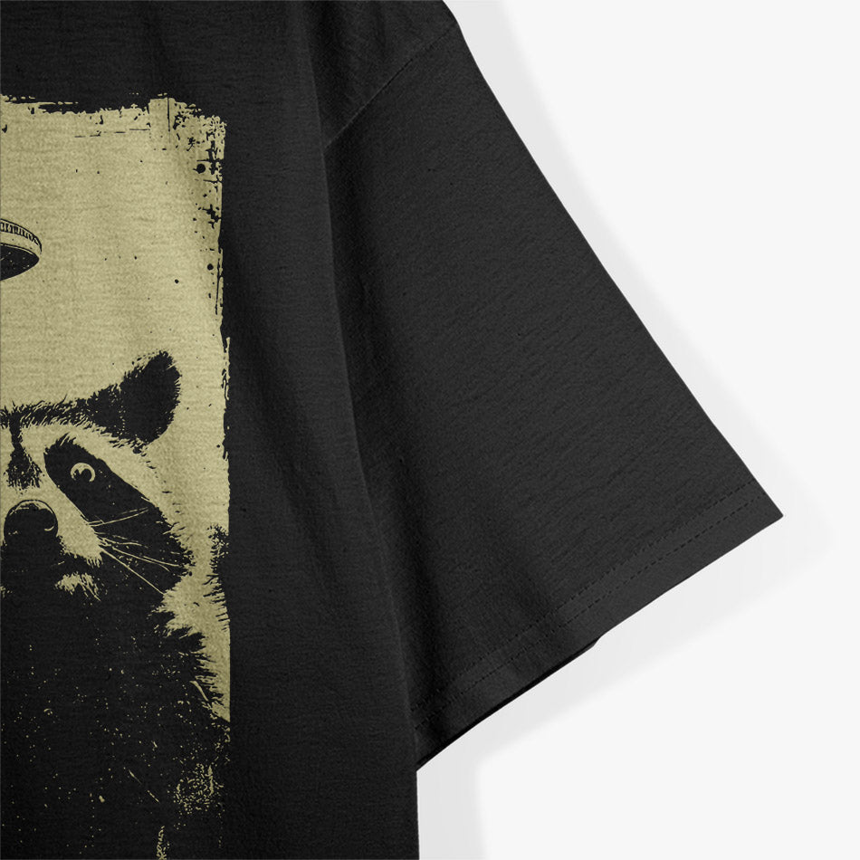 Weird UFO Raccoon T-Shirt