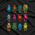 Retro Robot Revolution – Funny Tech Geek T-Shirt