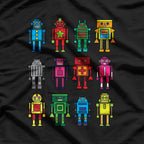 Retro Robot Revolution – Funny Tech Geek T-Shirt
