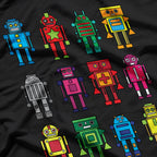 Retro Robot Revolution – Funny Tech Geek T-Shirt