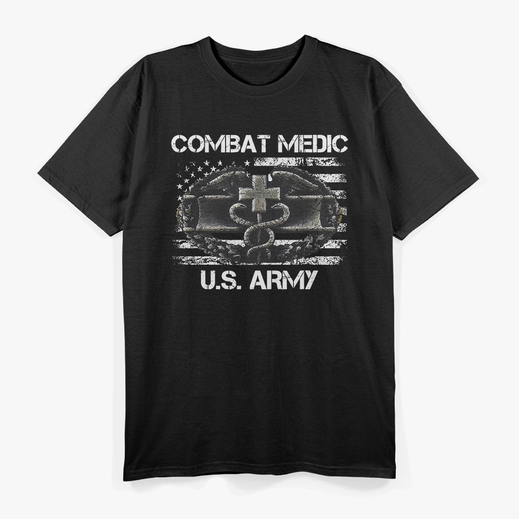 Combat Medic U.S. Army: Life Saver Under Fire T-Shirt