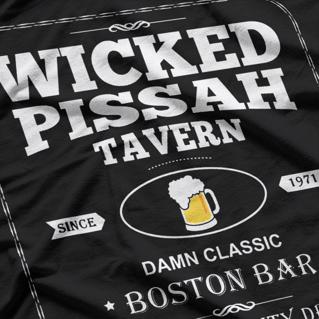 Wicked Pissah Tavern: Funny Boston-Inspired T-Shirt
