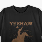 Yeehaw Bull Riding Texas Western Cowboy Rodeo T-Shirt