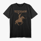 Yeehaw Bull Riding Texas Western Cowboy Rodeo T-Shirt