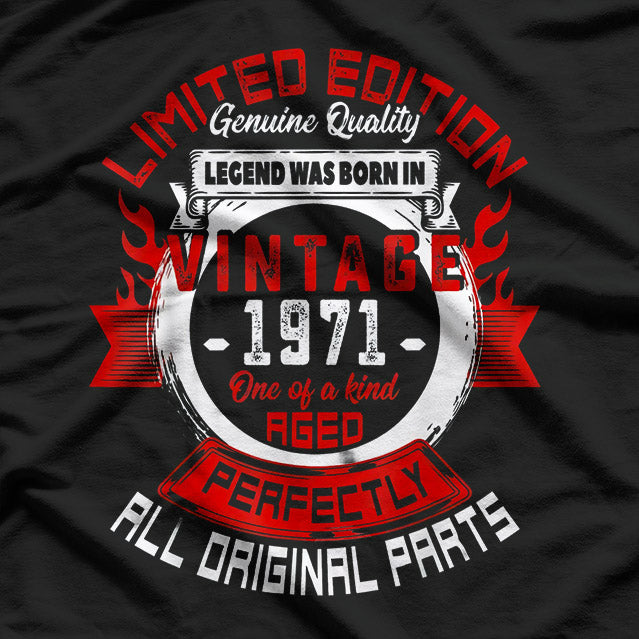 51st Birthday Legends - Born in 1971, Funny 51-Year-Old T-Shirt