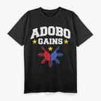 Adobo Gains Filipino Flag Pinoy Philippines T-Shirt