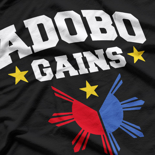 Adobo Gains Filipino Flag Pinoy Philippines T-Shirt