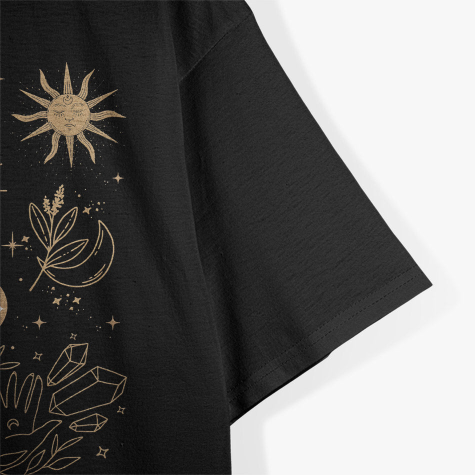 Dark Academia Tarot Card Snake Mystical Gothic T-Shirt