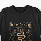 Dark Academia Tarot Card Snake Mystical Gothic T-Shirt