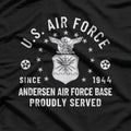 Vintage Military Air Base – Guam USAF Style Graphic T-Shirt