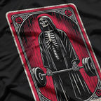 Deadlift Skeleton Funny Gym Workout Halloween Graphic T-Shirt