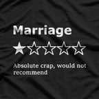 Marriage: One Star, Just Divorced T-Shirt
